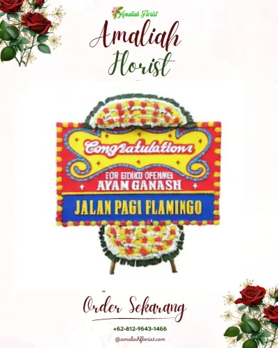 Bunga Papan Congratulation di Senganan
